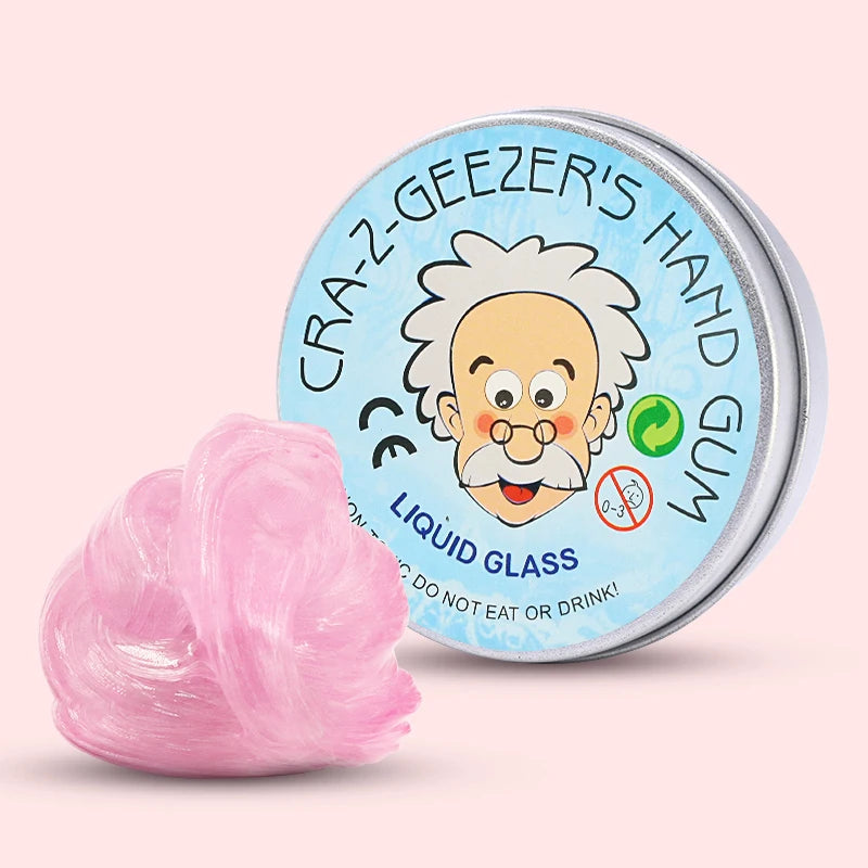 Liquid glass mud slime