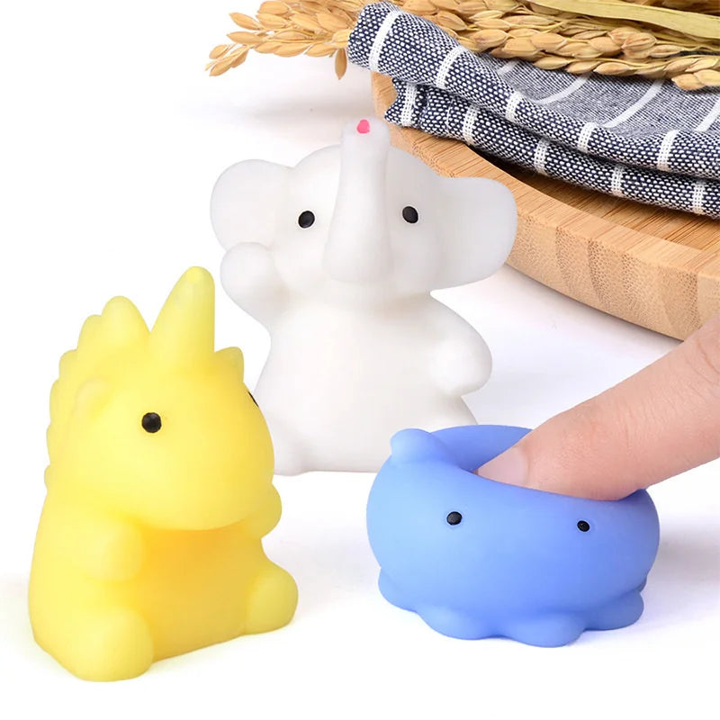 15PCS Kawaii Squishies Mochi Anima Squishy