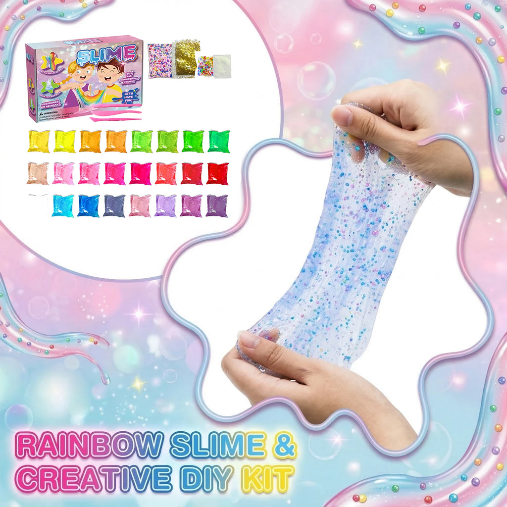Creative Slime Kit DIY Fashionable Colorful