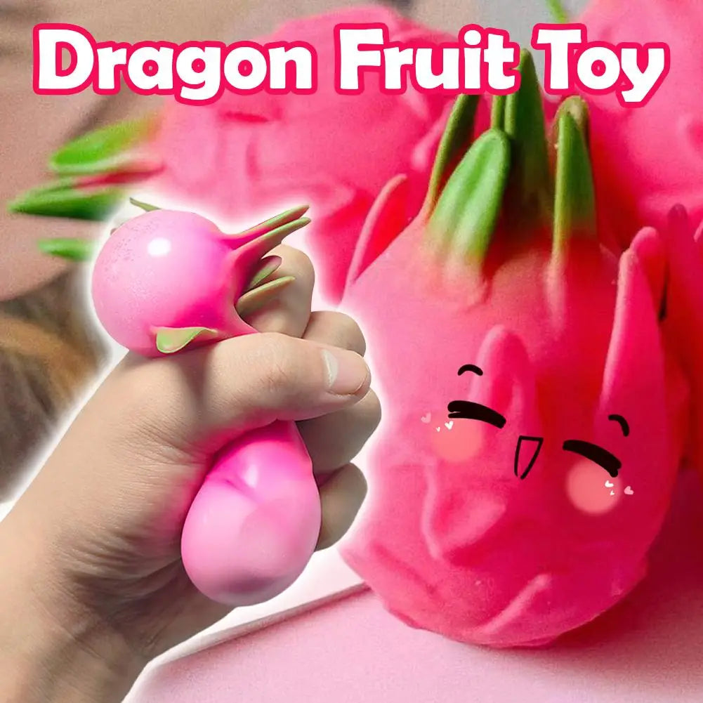 Dragon Fruit Squish Ball Squishy