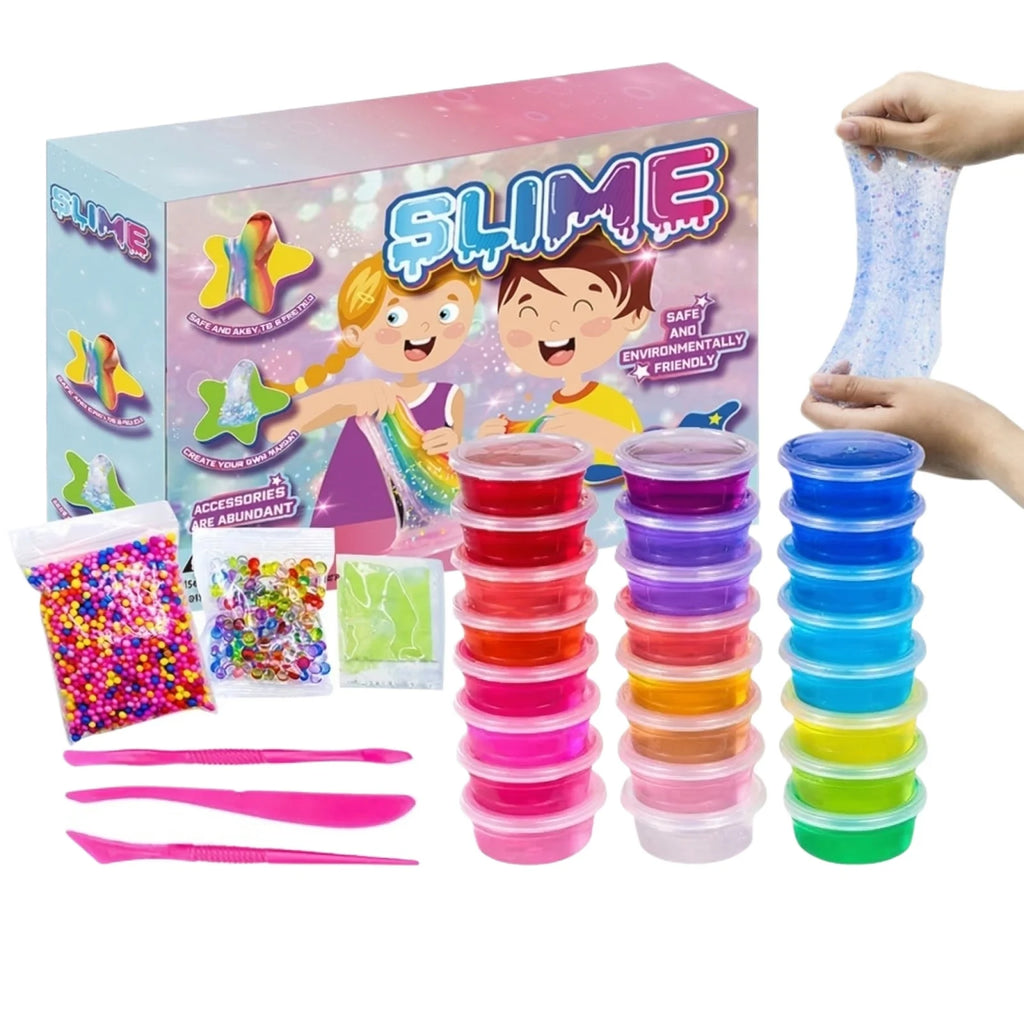 Creative Slime Kit DIY Fashionable Colorful