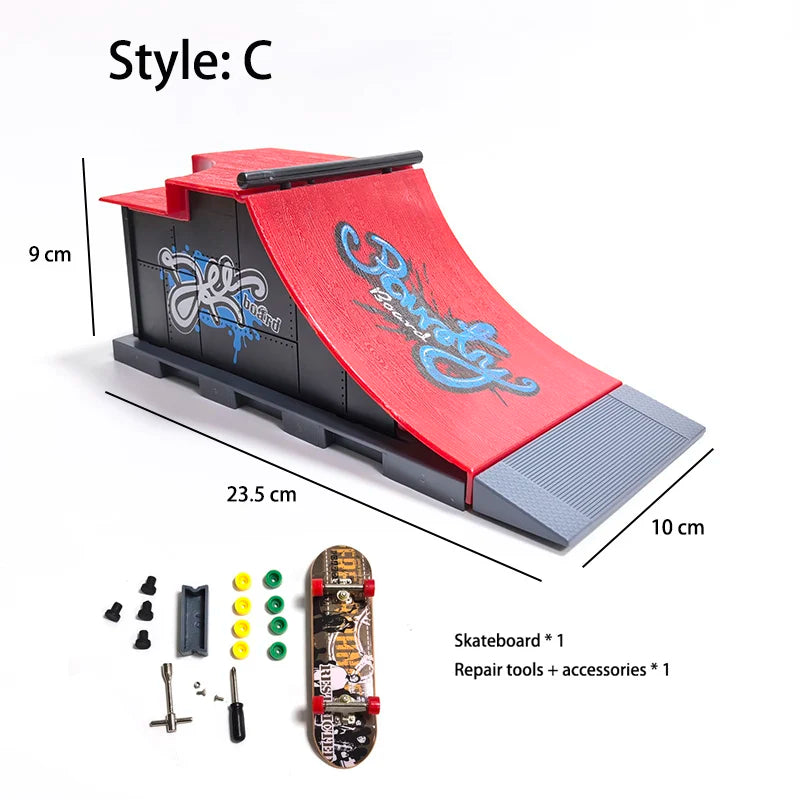 Finger Skateboard  Skate Park Ramp Parts