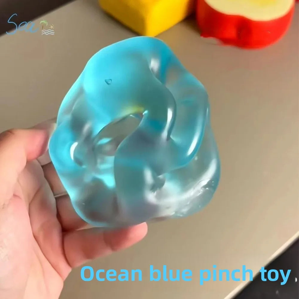 Blue Transparent Squishy