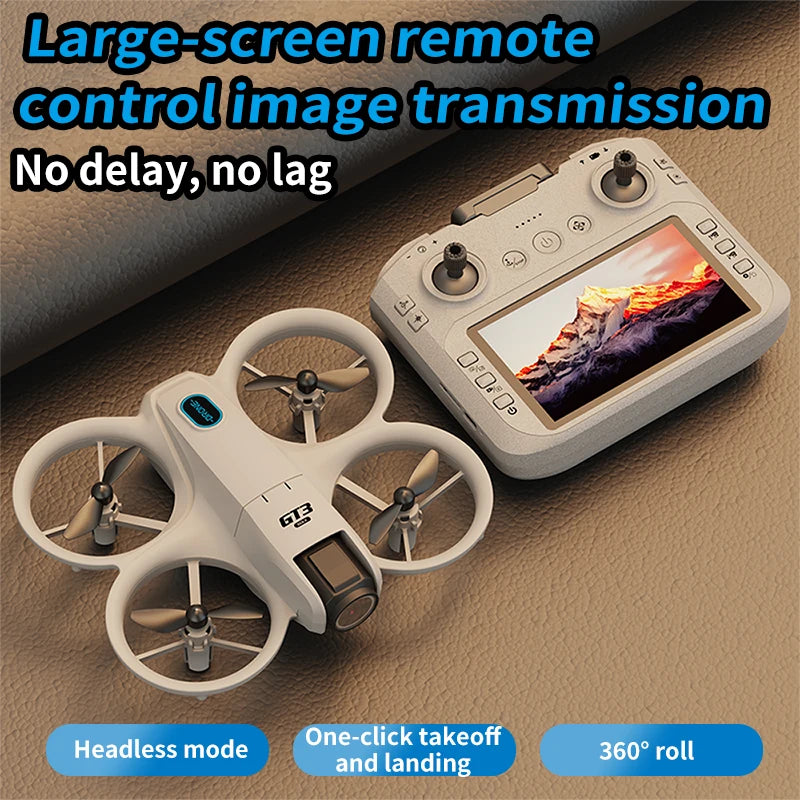 GT3 MAX Drone 8K HD 4.3" Remote Control Headless